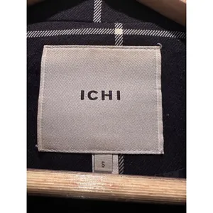 Ichi Tamilla Windowpane Navy Blue‎ Blazer Jacket Size Small Business Casual thumbnail 4