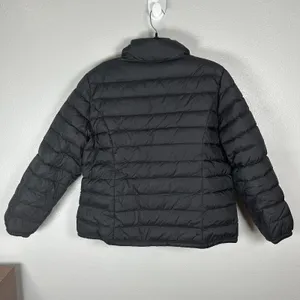 TravelSmith Down Puffer Jacket Womens Sz XL Black Weatherproof Packable Outdoor thumbnail 4