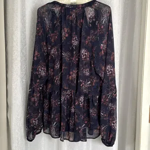 Xhilaration (Target) Chiffon Top Sz: 1x thumbnail 2