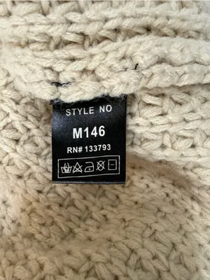 POL Anthropologie Waffle-Knit Shawl Collar Cardigan - Cream Beige size Small thumbnail 6