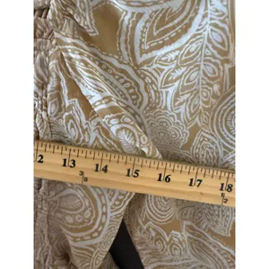 Sienna‎ Sky Womens Paisley Smocked Mini Dress Western Boho Square Neck L thumbnail 6