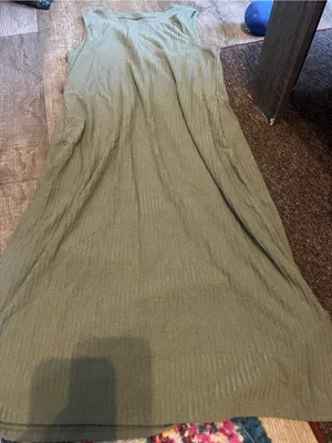Abercrombie sleeveless Ribbed Tank Dress - Olive Green thumbnail 3