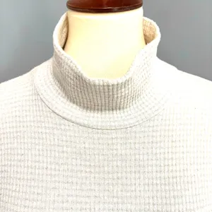 Y2K Abercrombie Sparkle Shimmer Mock Neck Sweater Holiday Minimalist L Layering thumbnail 3