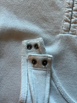Abercrombie White Henley Bodysuit thumbnail 4