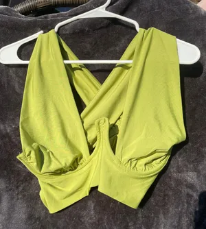 Green Cropped Top thumbnail 1