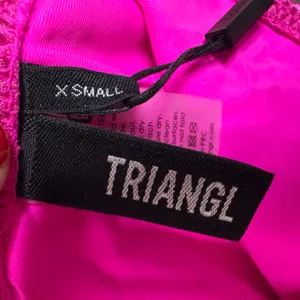 NEW Triangl Maia Notri Bikini Bottoms Pink Textured Size XSmall Normal Cut XS thumbnail 3