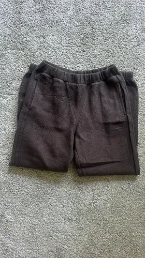 Fuzzy Adidas Chocolate Brown Sweatpants Size S thumbnail 2
