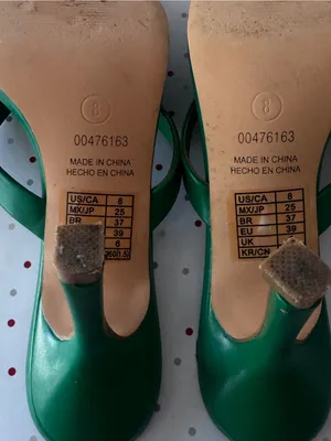 Elegant Green High-Heel Thong Sandals for Women thumbnail 4