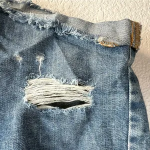 NEW Aerie Womens Shorts Denim Distressed Frayed Hem Casual Size XXL thumbnail 7