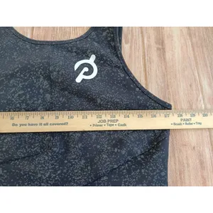 Lululemon x Peloton Energetic Edge Coal Reflective Crop Tank Sports Bra Size 12 thumbnail 3