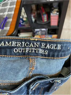 Women's American Eagle Outfitters Blue Skinny Jeans Size 2 thumbnail 3