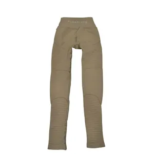 Alphalete Womens XS Moto Ribbed‎ High Waisted Leggings Taupe Brown Athletic 23in thumbnail 3