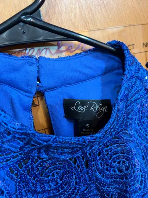 2 piece blue homecoming dress thumbnail 2