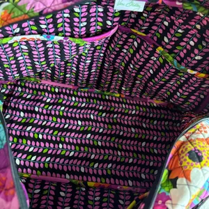 Vera Bradley Large Weekend Va Va Bloom Tote Shoulder Bag thumbnail 10