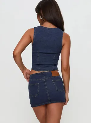 Princess Polly Denim Skirt thumbnail 2