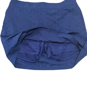 Speedo Womens Navy Blue Eyelet Skort Athletic Tennis Golf Skirt Size L‎ thumbnail 3