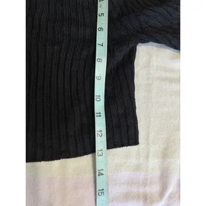 Free People Ribbed Knit Crop Sweater Short Sleeve Size Small Scoop Back‎ thumbnail 3