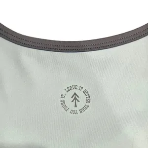 Parks Project Glacier Trail Blue Crop Top Sports Bra Bike Shorts Set XS NEW Tags thumbnail 7