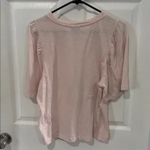 Evereve Blush Puff-Sleeve Crewneck Tee thumbnail 4