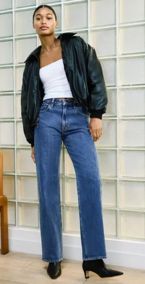 High-Rise 90s Abercrombie Jeans Curve Love Relaxed thumbnail 1