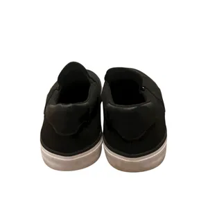 Lugz Women’s Clipper Black and White Canvas Slip-On‎ Sneakers Size 8 thumbnail 4