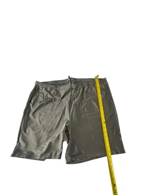 SKIMS Shine Spandex Jersey Bike Shorts 4X Gray Chalk NWT High Rise Plus thumbnail 7