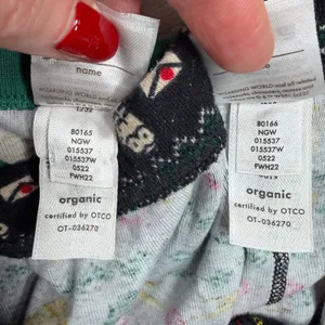 Hanna Andersson Large Pajama Set Harry Potter Fair Isle Organic Cotton Sleepwear thumbnail 10
