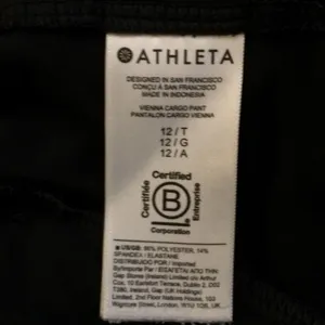 Athleta Vienna cargo pant black 12 tall thumbnail 8