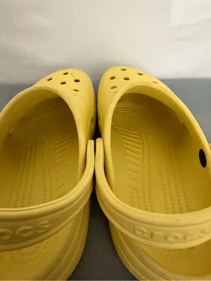 Crocs Classic Clog Yellow M6 W8 Unisex Comfort Slip On Sandals(B262) thumbnail 10