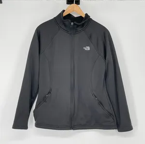 The North‎ Face Women's Black Fleece Jacket L Full Zip Long Sleeve Gorpcore thumbnail 1