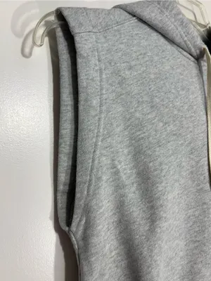 Offline by Aerie Sleeveless Gray Hooded Tank Top size M thumbnail 4