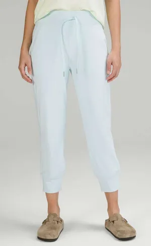 Lululemon Ready to Rulu High-Rise Cropped Jogger Powder Blue Size 12 thumbnail 1