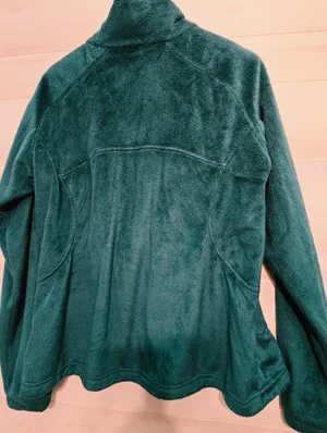 {XL} Columbia Fleece Full Zip Jacket Green thumbnail 6