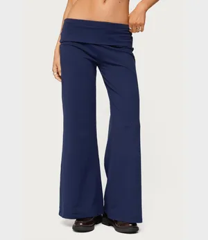 Edikted Fold Over Pants thumbnail 3