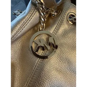 Michael Kors Jet Set Leather Hobo Shoulder Bag‎ Purse MK Charm Chain NWOT thumbnail 14