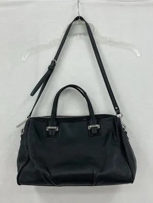 Coach Black Leather Satchel with Adjustable Strap c19 thumbnail 1