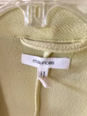 Light lime Open-Front Blazer Jacket - Women's large thumbnail 3