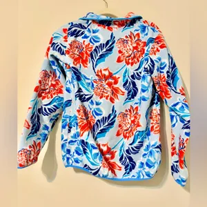 Patagonia Floral Fleece Pullover Manoa Dusk Blue thumbnail 2