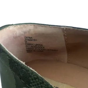 Steve Madden Zayna Camo Slip On Sneakers Green Platform Casual Shoes Size 7 thumbnail 5