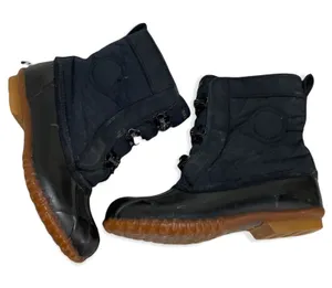 Vintage Roffe Duck Boots Womens 7‎ Steel Shank Removable Liner thumbnail 1