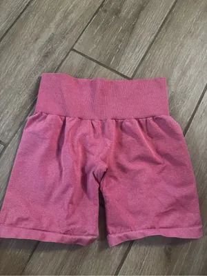 NVGTN Rose Pink High-Waist Athletic Bike Shorts thumbnail 3
