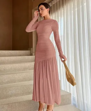 Gorgeous Pink Dress (Worn Once) Size M thumbnail 3