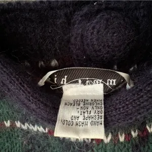 Summit Hill Womens Mohair Blend Button Front Cardigan Sweater Chunky Buttons M Blue Size M thumbnail 6