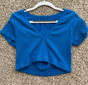 Garage Crop Top Blue thumbnail 1
