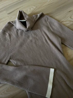 Varley Ravena ribbed-knit turtleneck top thumbnail 8
