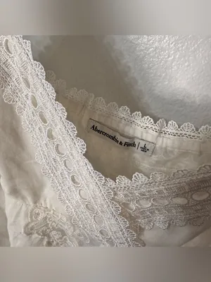 Abercrombie Babydoll Lace Trim Cami Tank Top thumbnail 7