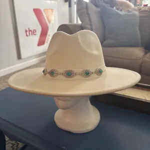 Adora cream cowboy felt hat White thumbnail 2