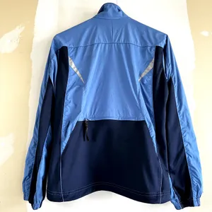 Vintage Nike Track Jacket Full Zip Windbreaker Y2K 90s Gray Tag Mesh Blue Small thumbnail 8