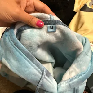 Blue Tie-Dye Hoodie‎ thumbnail 2