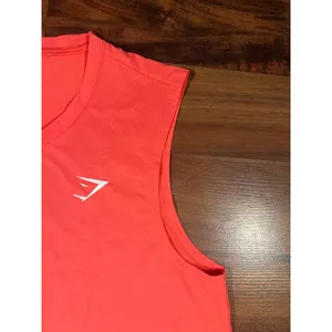 Gymshark Womens XL Sleeveless Tank Top Coral Athletic Workout Training Shirt thumbnail 4